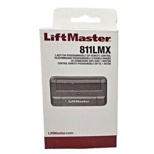 LiftMaster 811LMX 1-Button Garage Door Remote Control DIP Switch Compatible New